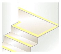 egress systems - aluminium strips light